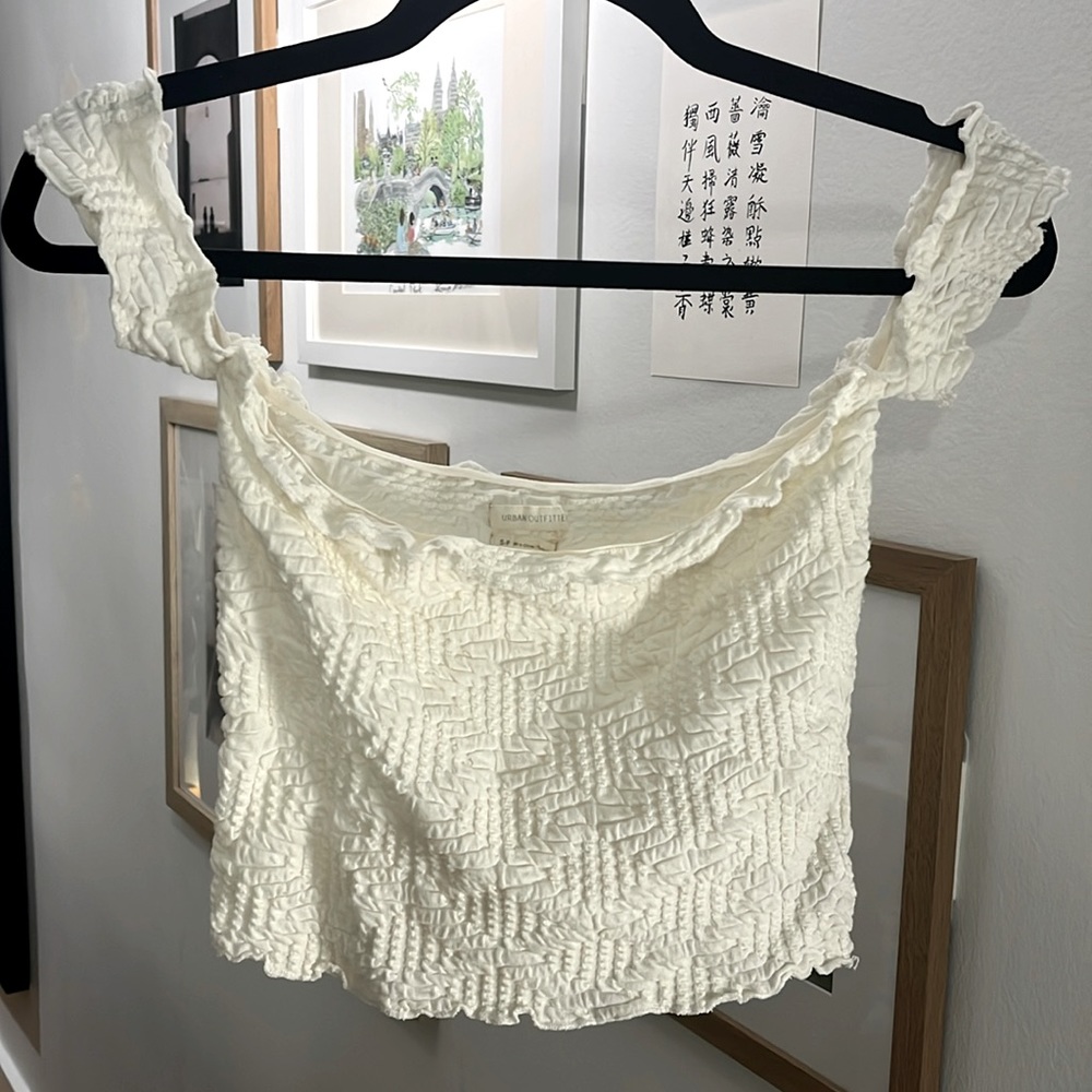 Urban Outfitters white crop top